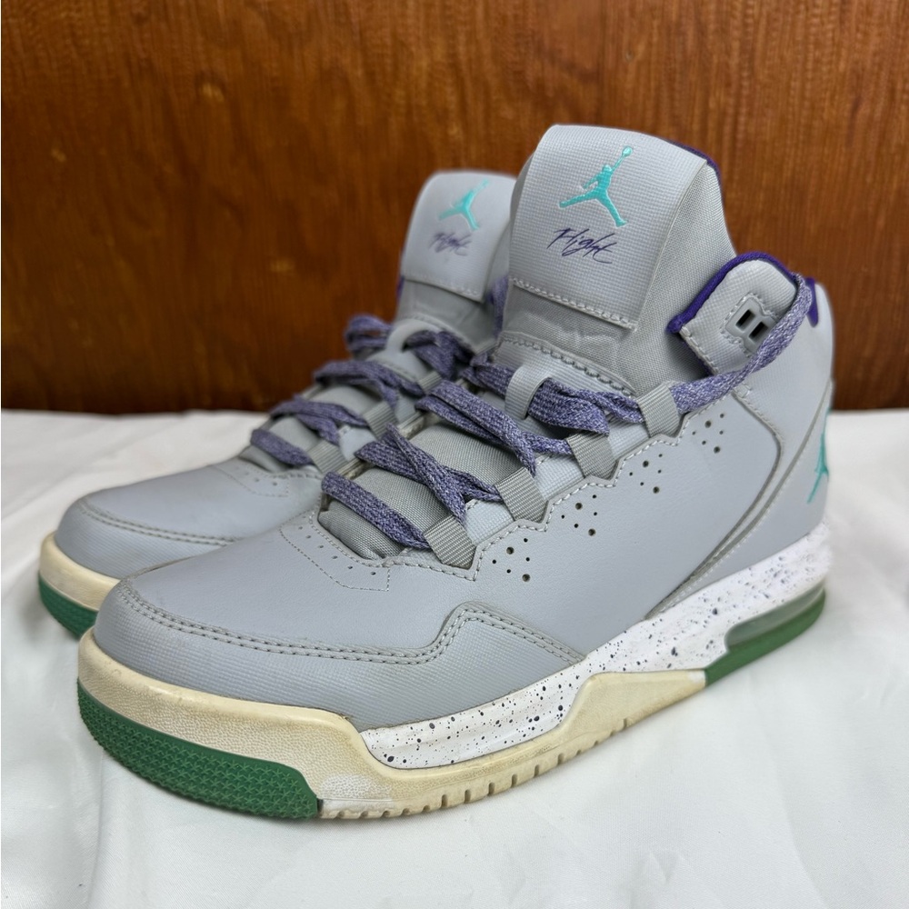 Jordan Flight Origin 2 GS Wolf Grey Sneakers Size 6Y Shoes Nike Basketball